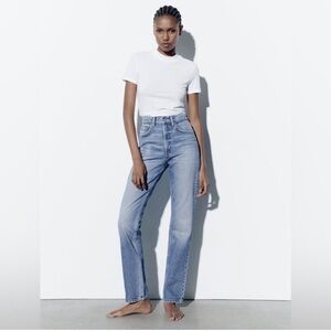 Zara high rise jeans